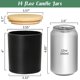 thumbnail image 2 of Frasco SUPMIND 12 uds 400 ml negro con tapas de bambú, 2 of 6