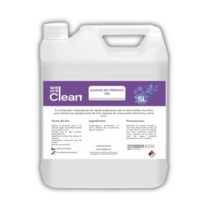 We Are Clean - Alcohol Isopropilico Al 70% 5 Litros