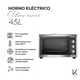 thumbnail image 3 of Horno Eléctrico Kitchen-it Silver Series 45 litros, 3 of 9