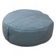 thumbnail image 4 of Puf Redondo Asiento Otomano Piso Suave Reposapiés Para Dormitorio Lavable Azul, 4 of 5