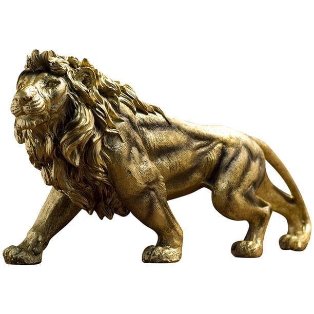 Estatua grande, figurita de Animal, artesanías de resina de la suerte para la oficina y el hogar, comedor, decoración de boda