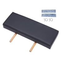 Ioensy - Extensor De Longitud Para Mesa De Masaje, Inserto Simple, Cubierta Universal De Pu, Almohadilla De Extensión Negra