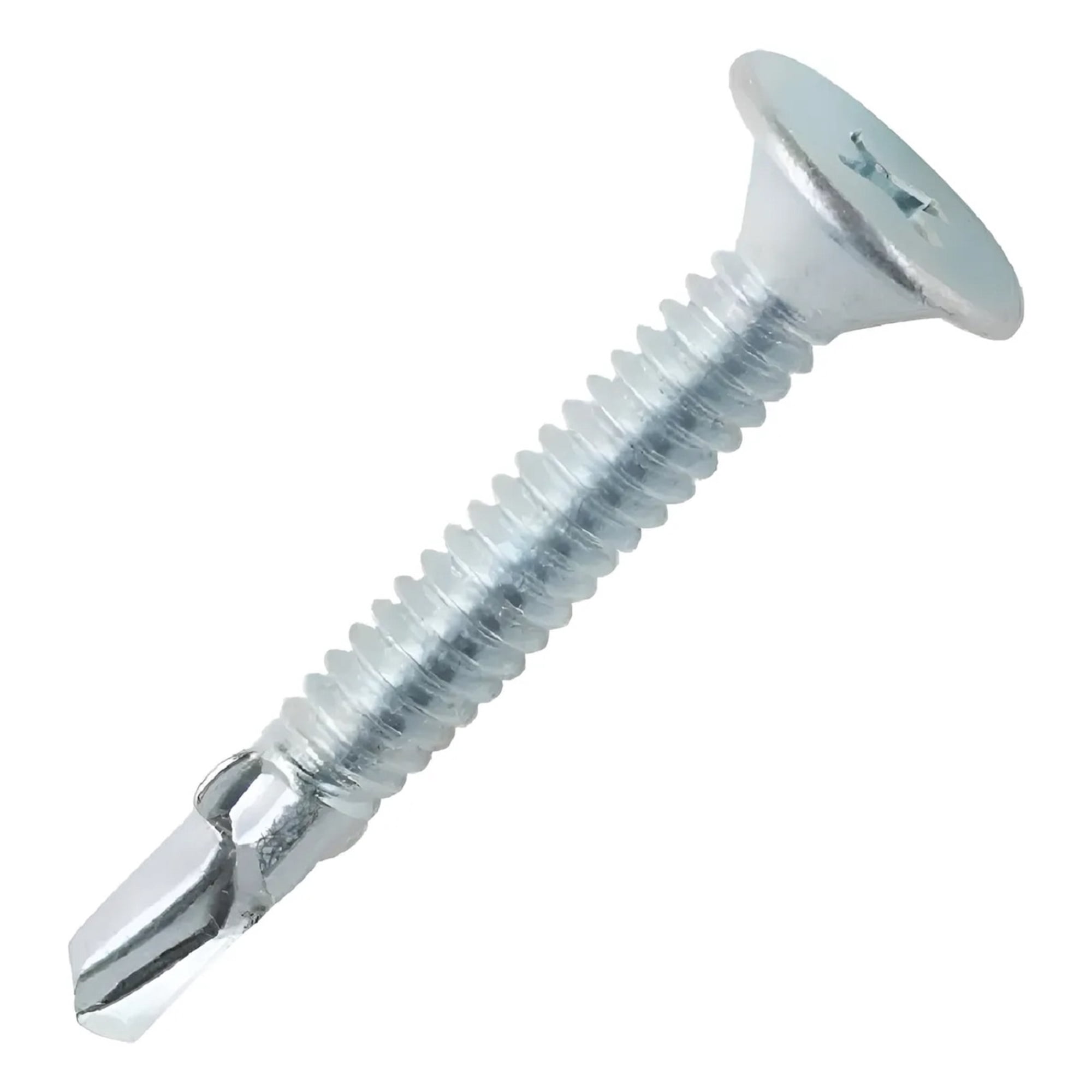 Genérica - Tornillo Punta Broca Winger Zinc 12 X 2 - 100 Unidades