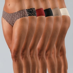 Pack 6X Pantaleta Bonded Microfibra Flores Mujer 25567-171