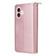 thumbnail image 3 of Funda Cartera con Cremallera y Correa para iPhone 16 Soporte y Tarjetero Oro rosa, 3 of 6