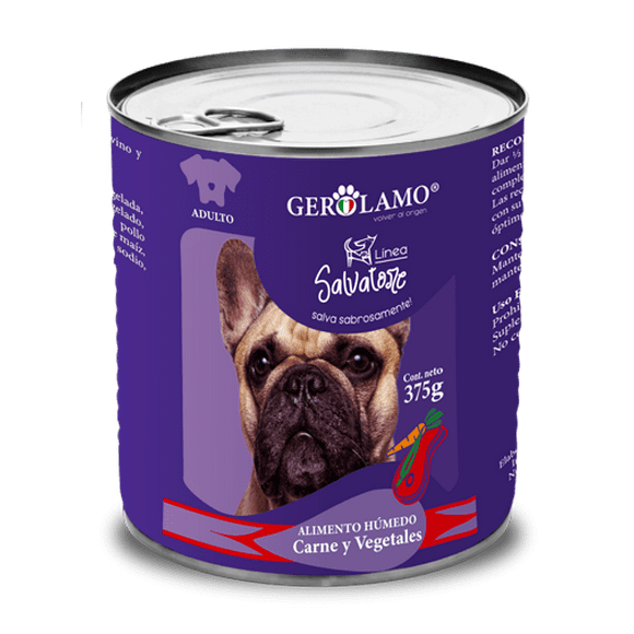 Gerolamo Salvatore Paté Perro Adulto Carne y Verduras 375g