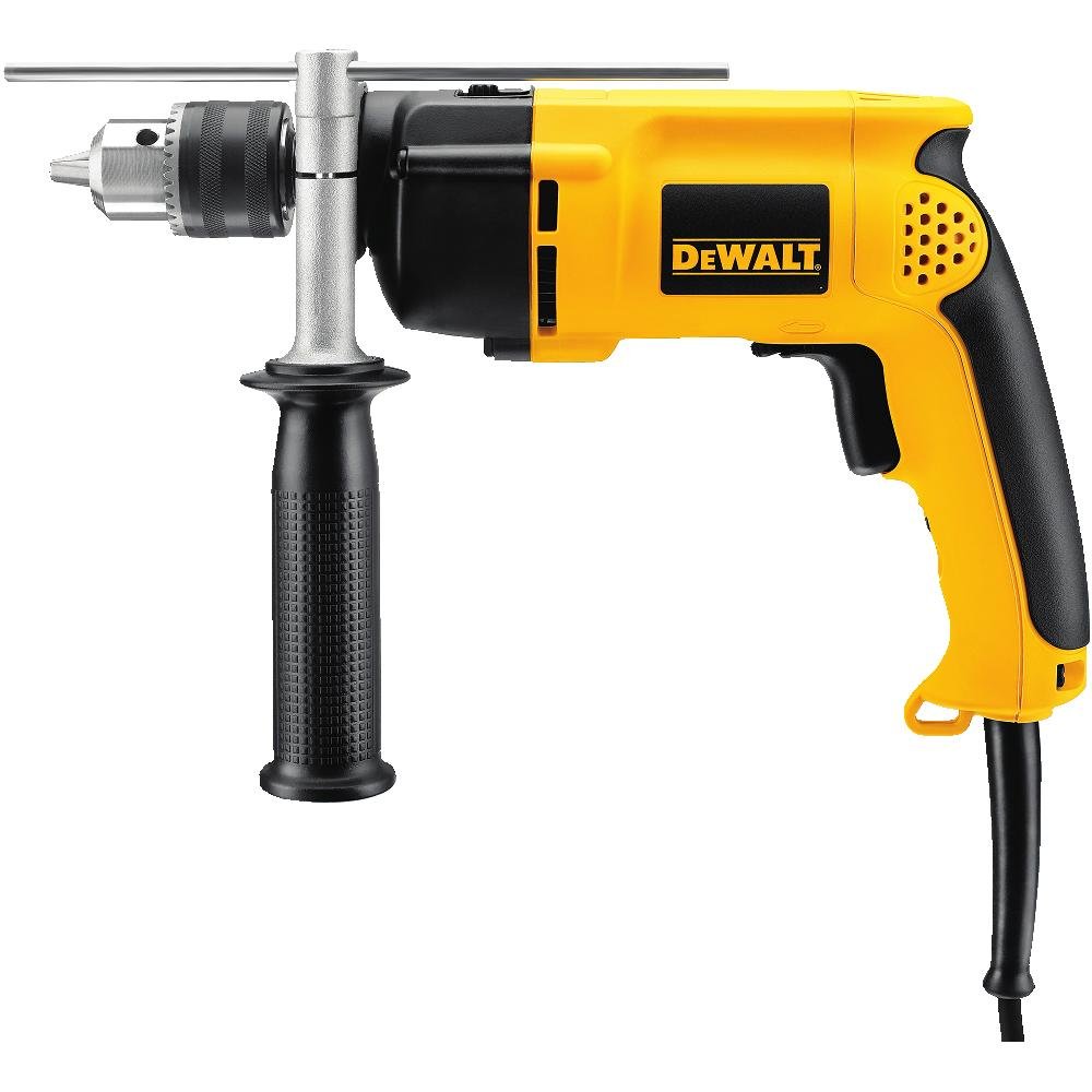 Taladro Percutor Dewalt Dw511, 7,8 A, 1/2 Pulgadas, 4,3 Libras, Mango 360°