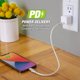 thumbnail image 2 of Cargador Scosche PowerVolt PD30 USB-C de 30 W para iPhone/iPad, blanco, 2 of 9