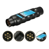 Genérica - Tester 7 Pin Circuito Cableado Luces Enchufe Trailer Auto