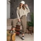 thumbnail image 4 of Top de Punto Holgado con Teñido en Prenda y Estampado de Leopardo Tallas Grandes, 4 of 8