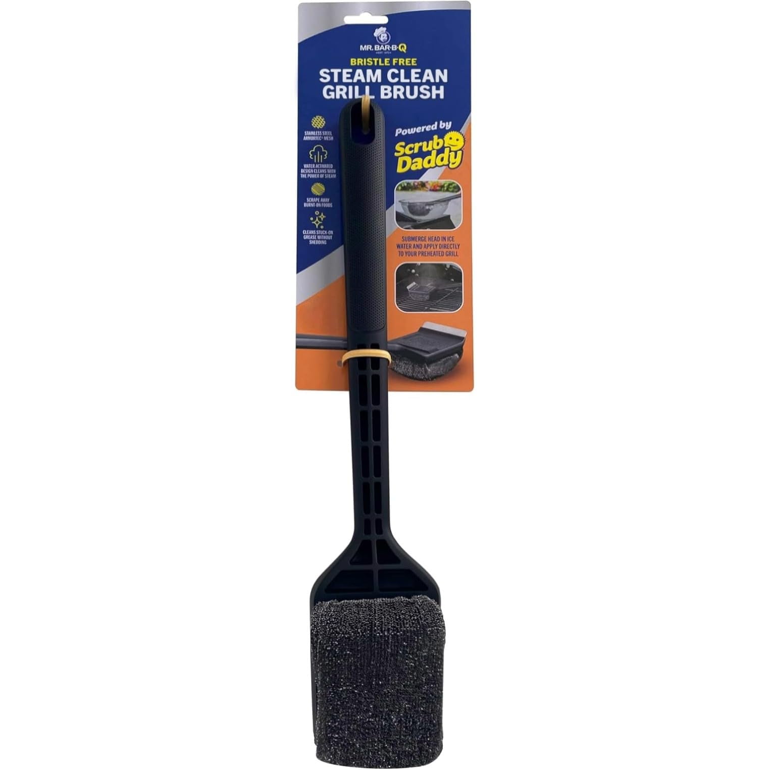 Cepillo Para Parrilla Mr. Bar-b-q Steam Clean Sin Cerdas