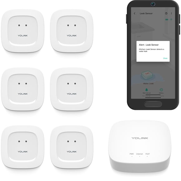 Kit De Inicio Para El Hogar Inteligente Hub Y Sensor De Fugas De Agua X6