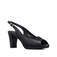 Zapato Elegante Talón Libre Peep Toe Mujer Weide Gh170