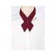 thumbnail image 2 of INSPIRE CHIC Uniforme Escolar Unisex Sólido Ajustable con Botón Corbata de Lazo Cruzado Vino Rojo Talla Única, 2 of 6