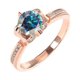 thumbnail image 1 of Anillos de Moissanita de Oro Rosa de 18K de 1 Uds para Mujer Regalo Color D VVS1 Anillos de Diamante Anillos de Plata Esterlina 925 Joyería Anillos de Compromiso de Moissanita con Corazón con, 1 of 8
