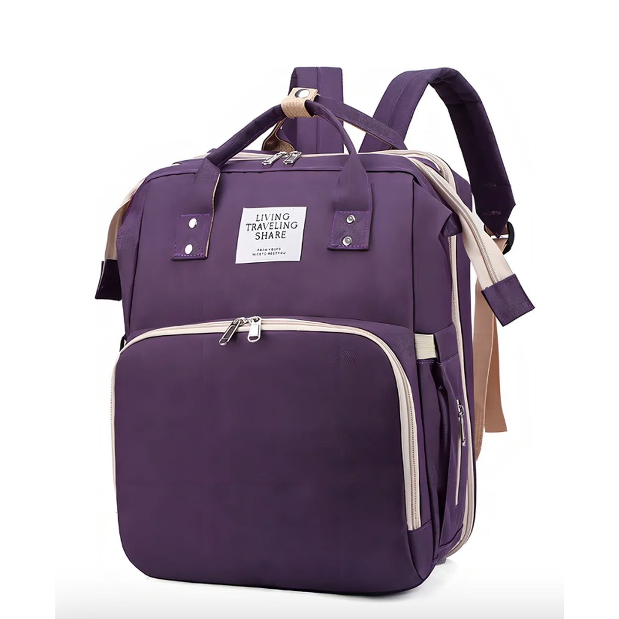 Riqui - Mochila Panalera Cuna Morada