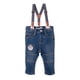thumbnail image 1 of Jeans Bebé Niño Forrado con Suspensores Denim, 1 of 3