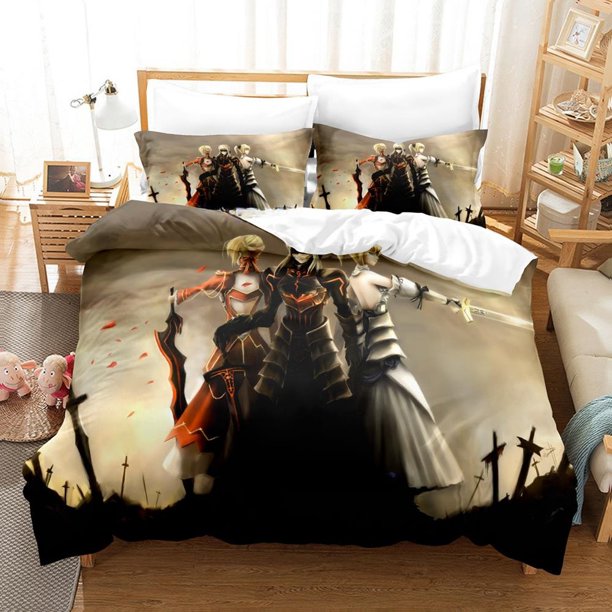 Cartoons Fate/Grand Order Emiya Alter Bedding Set Single Twin Full Size Bed Set Adult Kid Bedroom Duvet cover Sets Bed Sheets