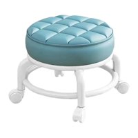 Magideal - Paburas De Rodillos Giratorios De 360 Degree Reladores Giratorios Universales De Bajo Ruido Infantil Pequeño Silla Giratoria Cambiar Asiento De Taburete Azul