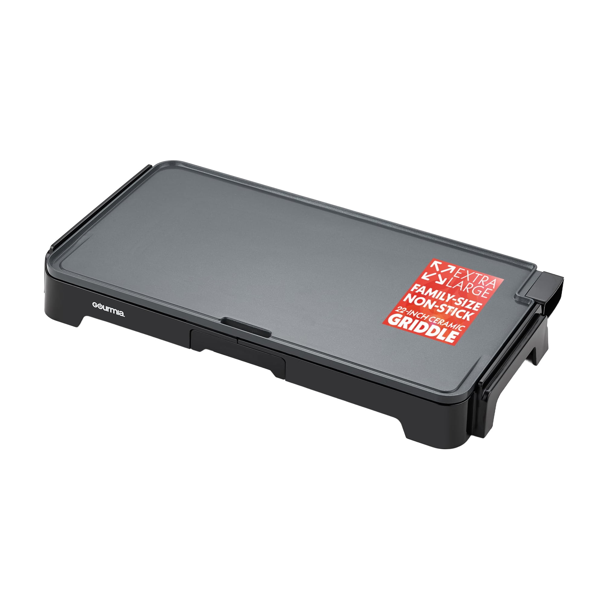 Plancha Eléctrica Gourmia Xl De Cerámica Antiadherente De 22 Pulgadas