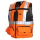 thumbnail image 2 of Chaleco Geologo Minero Alta Visibilidad naranja M, 2 of 3