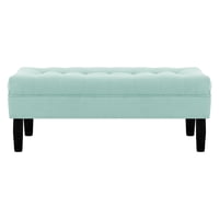 Bodevir - Banqueta Wood 2C Felpa 00 Verde Agua