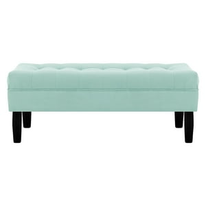 Bodevir - Banqueta Wood 2C Felpa 00 Verde Agua