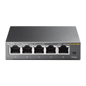 Tp Link - Switch 5 Puertos Gigabit Easy Smart Tl-Sg105E