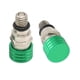 thumbnail image 1 of 2 Piezas M5 0,8mm Válvula De Presión De Purga De Aire De Horquilla Para Motocicleta Verde Duradero, 1 of 5