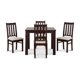 thumbnail image 3 of Comedor Ñuble Cuadrado 95X95 Cm Con 4 Sillas Chocolate-Beige, 3 of 13