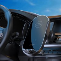 Genérico - Inalámbrico / Por Cable De Sujeción Automática Del Cargador De Coche De Montaje - Soporte Universal Del Teléfono, Apto Para Iphone Y Samsung Auto Accesorios-Negro