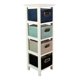thumbnail image 3 of Organizador Tcly-018B Torre 4 Canastos Multicolor, 3 of 4