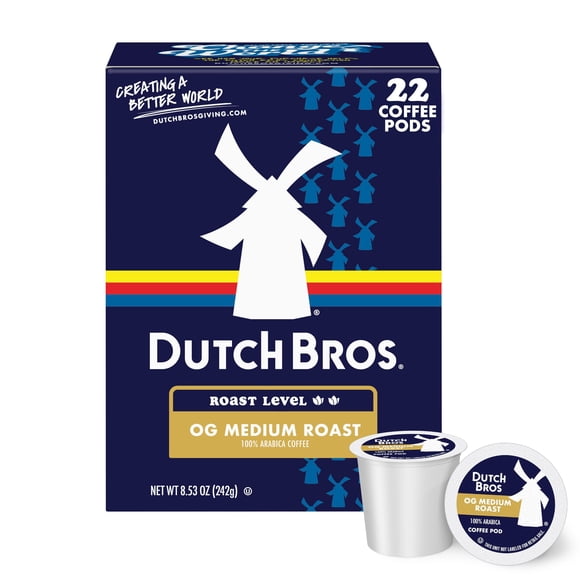 Cápsulas de café Dutch Bros OG tueste medio 22 unidades