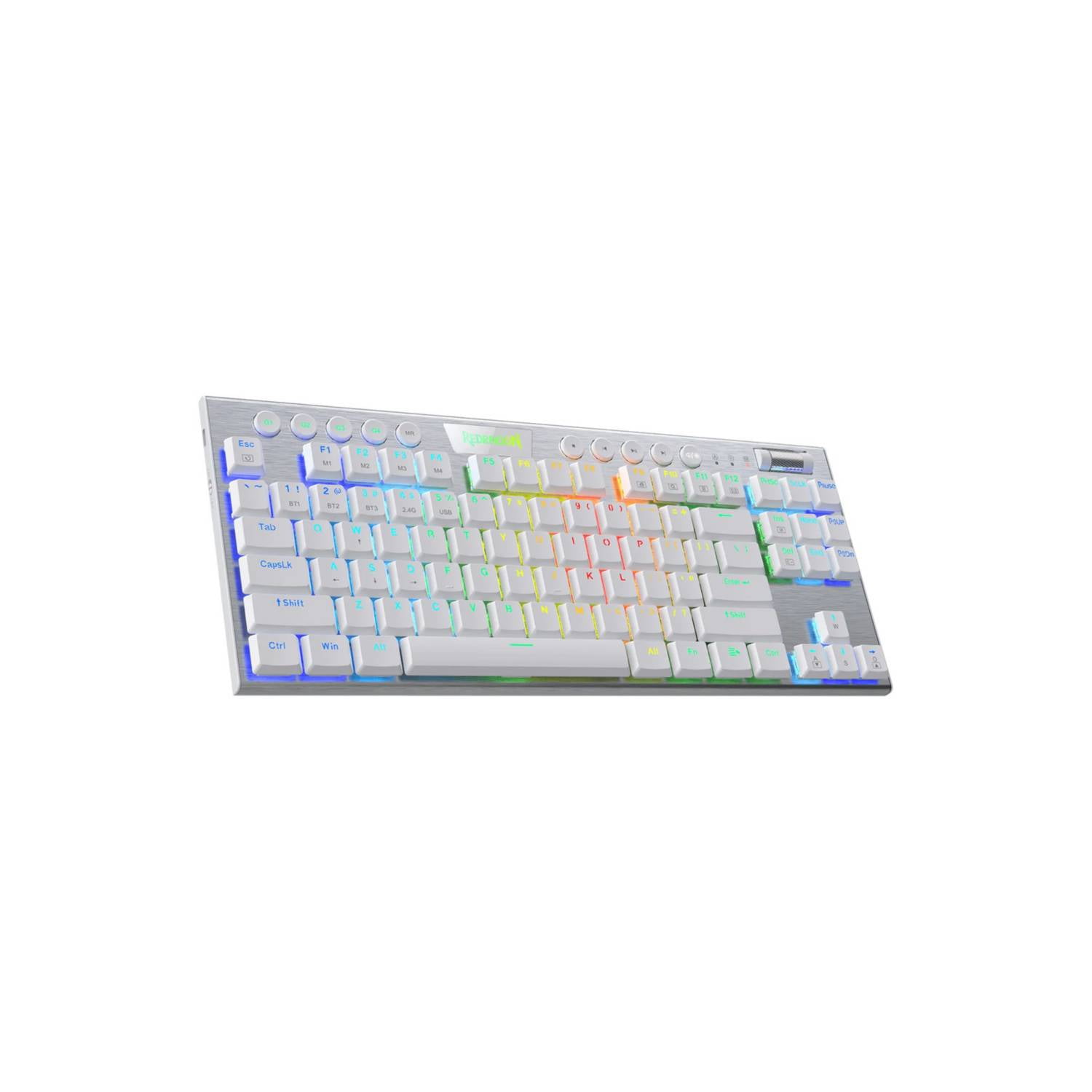 Teclado Gamer Redragon Horus Tkl Rgb Mechanical White