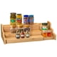 thumbnail image 1 of Organizador de especias Zri Bamboo de 3 niveles, expandible, amarillo, 1 of 6