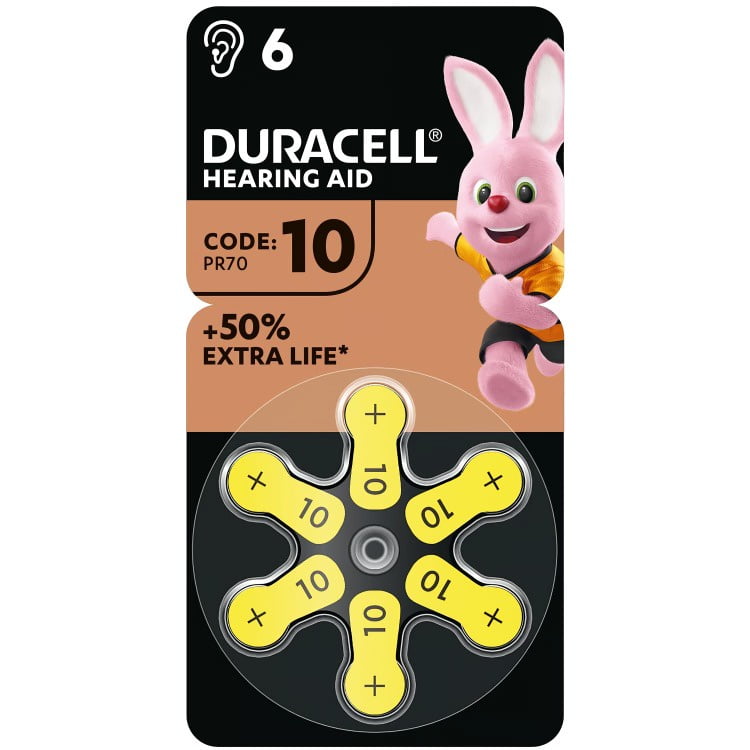Duracell - Pila Audiologica 10 Duracel