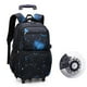 thumbnail image 1 of With 2/6 Wheels Kid Boys Girls Trolley Schoolbag Teens School Backpack Removable Children School Bags Luggage Wheeled Book Bag, 1 of 3