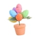 thumbnail image 1 of Decoración De Pascua, Suministros Para Fiestas, Jarrón De árbol De Huevos De Pascua Para Fiesta, Casa De Vacaciones, 19cm X 7cm X 7cm, Huevo De Punto Negro, 1 of 5