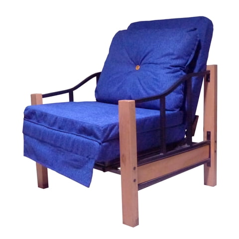 Recutex - Sillon Cama Futon Ranco ""Azul""