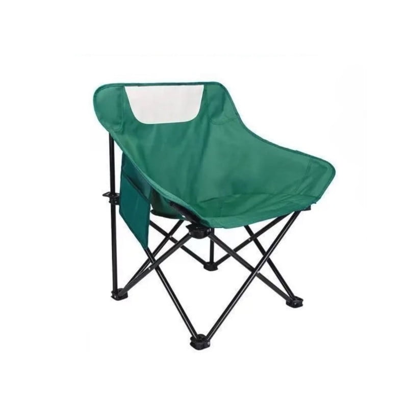Babyluna - Silla Plegable Camping 150kg Acero Reforzado Oxford 600d Portavaso