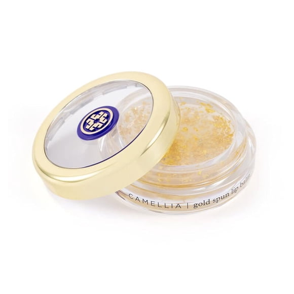 Bálsamo labial TATCHA Camellia Gold Spun Nutritive, 6 ml con oro de 23 quilates