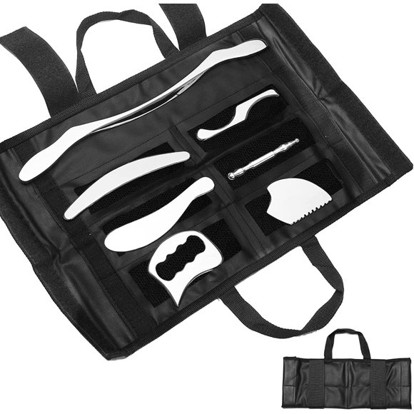 ALLSHOW Herramientas IASTM de Acero Inoxidable - Set de 7 Piezas