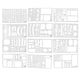 thumbnail image 3 of Plantilla de plantilla de dibujo de diario 12 plantillas de diario de plástico planificador de bricolaje plantilla, 3 of 3