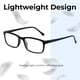thumbnail image 3 of Lentes de Lectura M Readers 105 +7.00 Negro Rectangular, 3 of 9