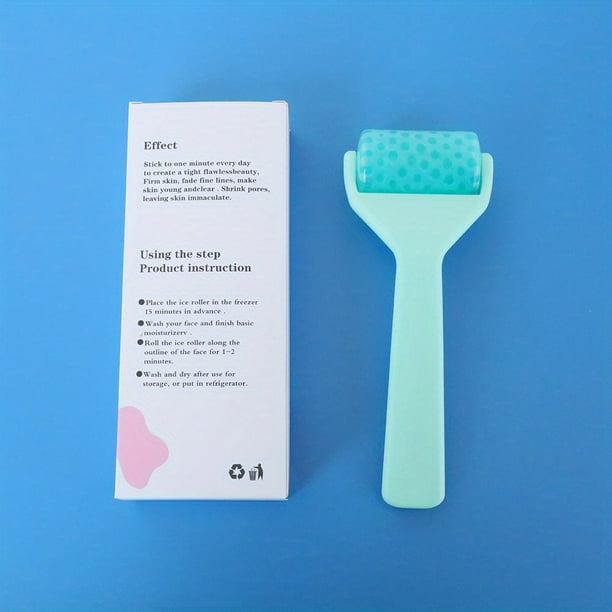 Rejuvenate Your Skin Instantly with this Reusable Cooling Ice Roller - Perfect for Home Use!
