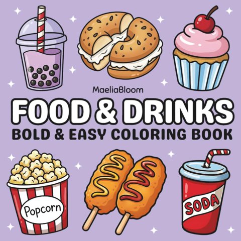 Independently Published - Libro Para Colorear De Alimentos Y