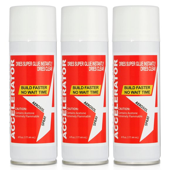 Acelerador de pegamento CA STARBOND para superpegamento 180 ml (3 x 177 ml)