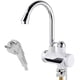 thumbnail image 2 of Llave Monomando Grifo Agua Caliente Electrica Blanco Cromado, 2 of 3