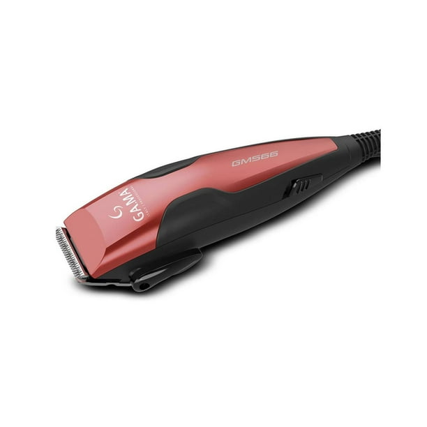 Maquina Corta Pelo Barba 13 Accesorios Rojo GM566 Gama