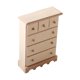 thumbnail image 4 of Muebles De Casa De Mu?ecas De Madera, Decoración, Gabinete De Juguetes A Escala 1/12, 4 of 5